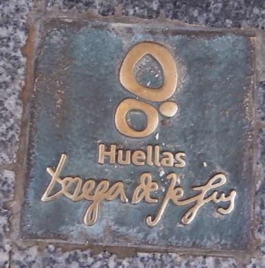 Logo huellas Teresa de Santa Jesus, capilla de San Juan de la Cruz en Medina del Campo